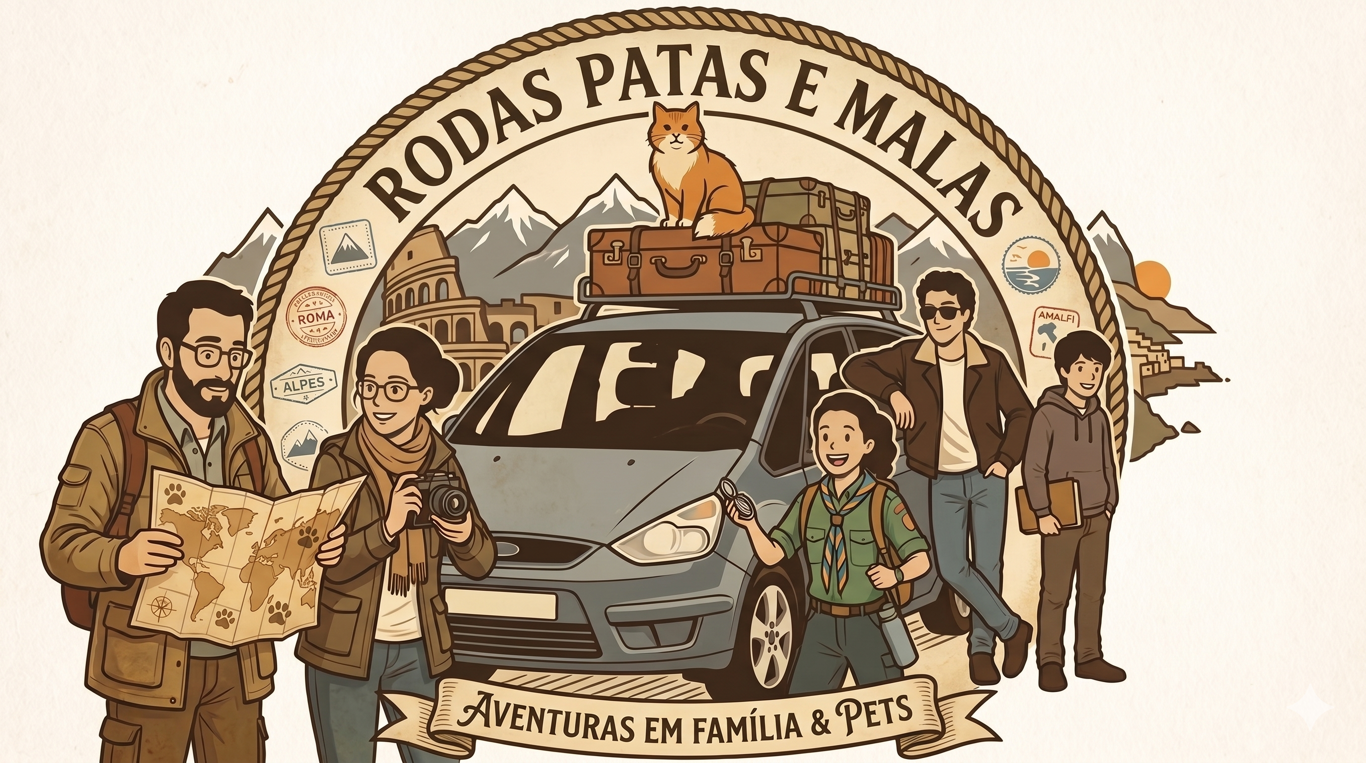 Logo Rodas, Patas e Malas